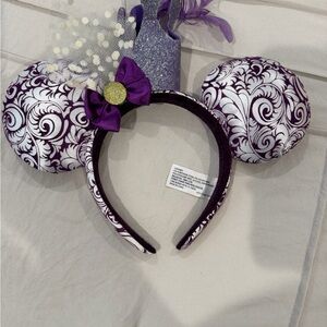 Disney Purple and White Minnie Mouse Headband